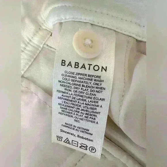 Babaton Aritzia Vegan Leather Command Cropped Pant Size 4 - Picture 8 of 12